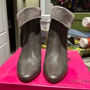 Kate Spade Leather & Suede Ankle Boots – Size 7